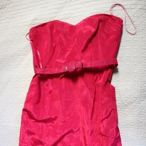 Rebecca Taylor strapless mini dress with pockets